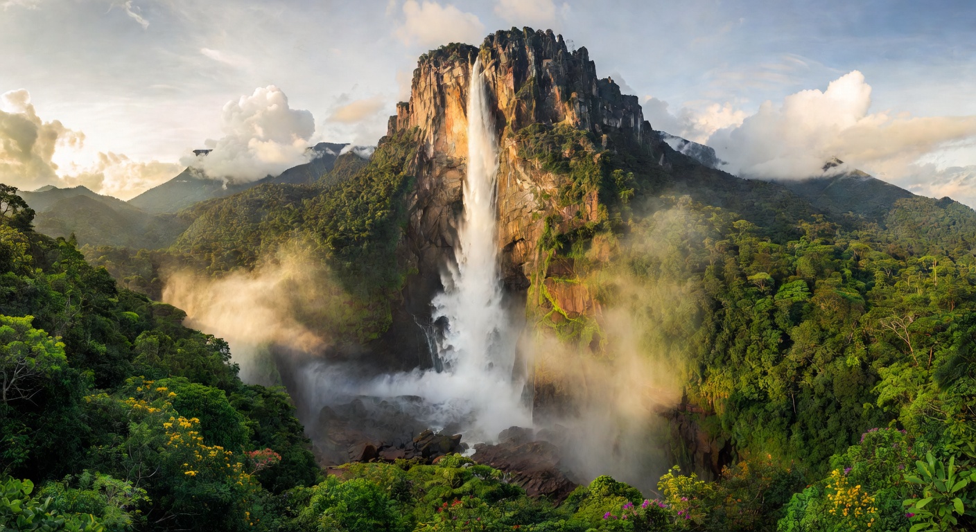 Chutes d'Angel au Venezuela
