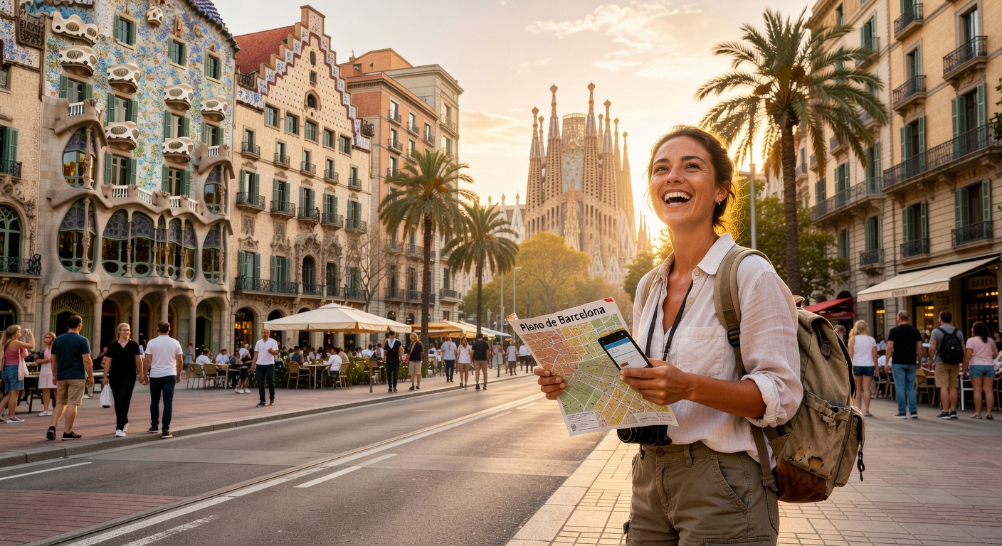 Explorer Barcelone en espagnol