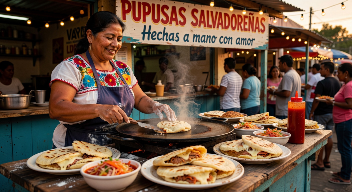 Pupusas salvadoriennes